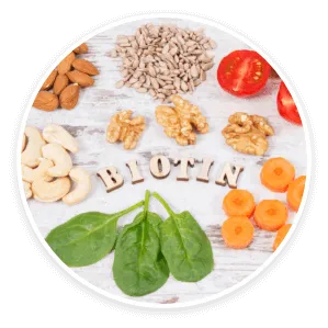 Biotin for keratin hair growth